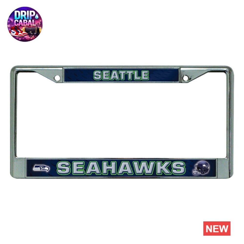 Standard Chrome License Plate Frame Durable Metal Auto Accessory Fan Shop